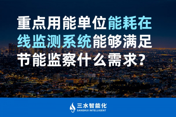 重点用能单位能耗在线监测系统能够满足节能监察什么需求？